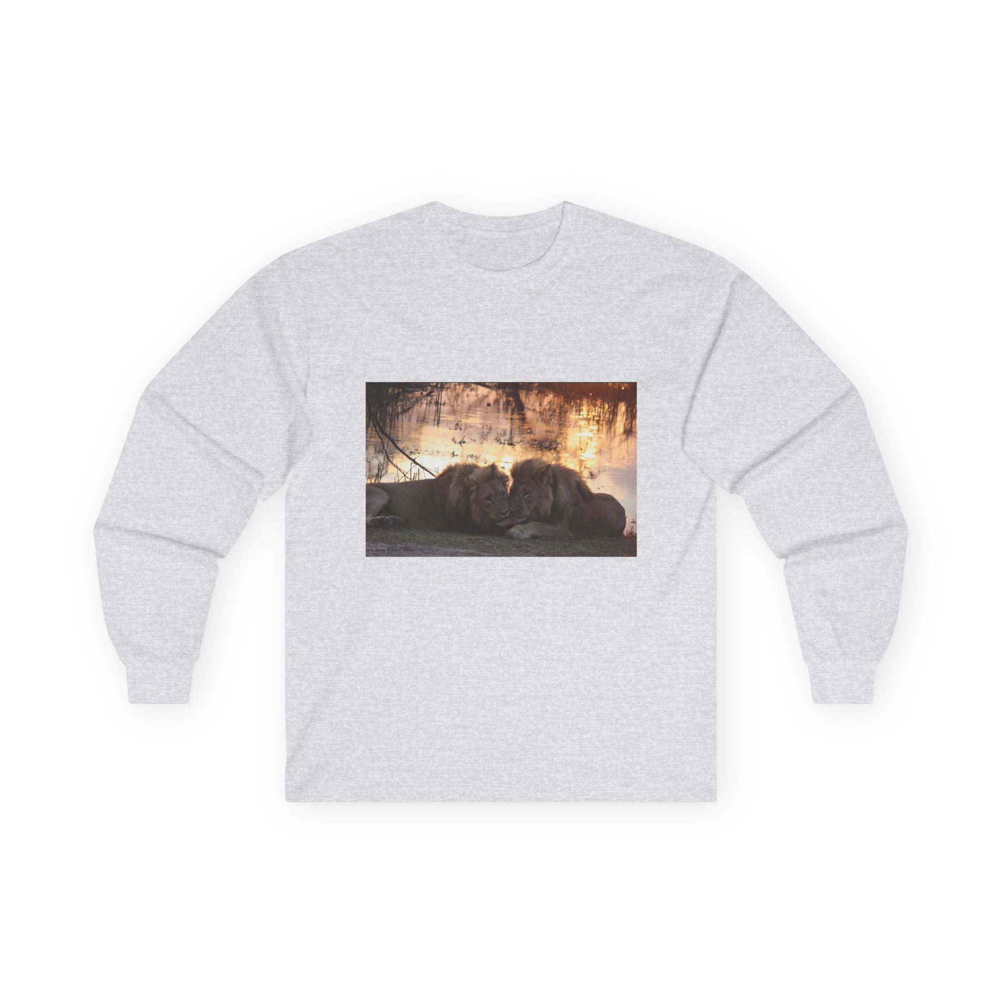 Long Sleeve T-Shirt, Cozy Animal Print Shirt for Nature Lovers, Wildlife Safari Adventures