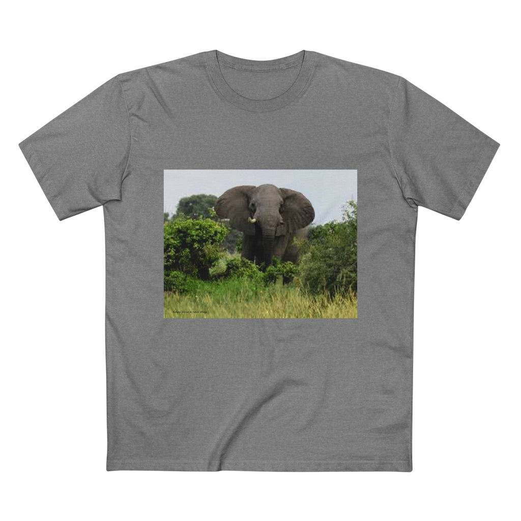 Men's T-Shirt, Stunning Elephant Tee, Animal Print T-Shirt