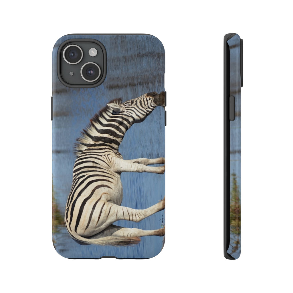 Phone Case, Stylish Zebra Phone Case, Unique Gift for Animal Lovers