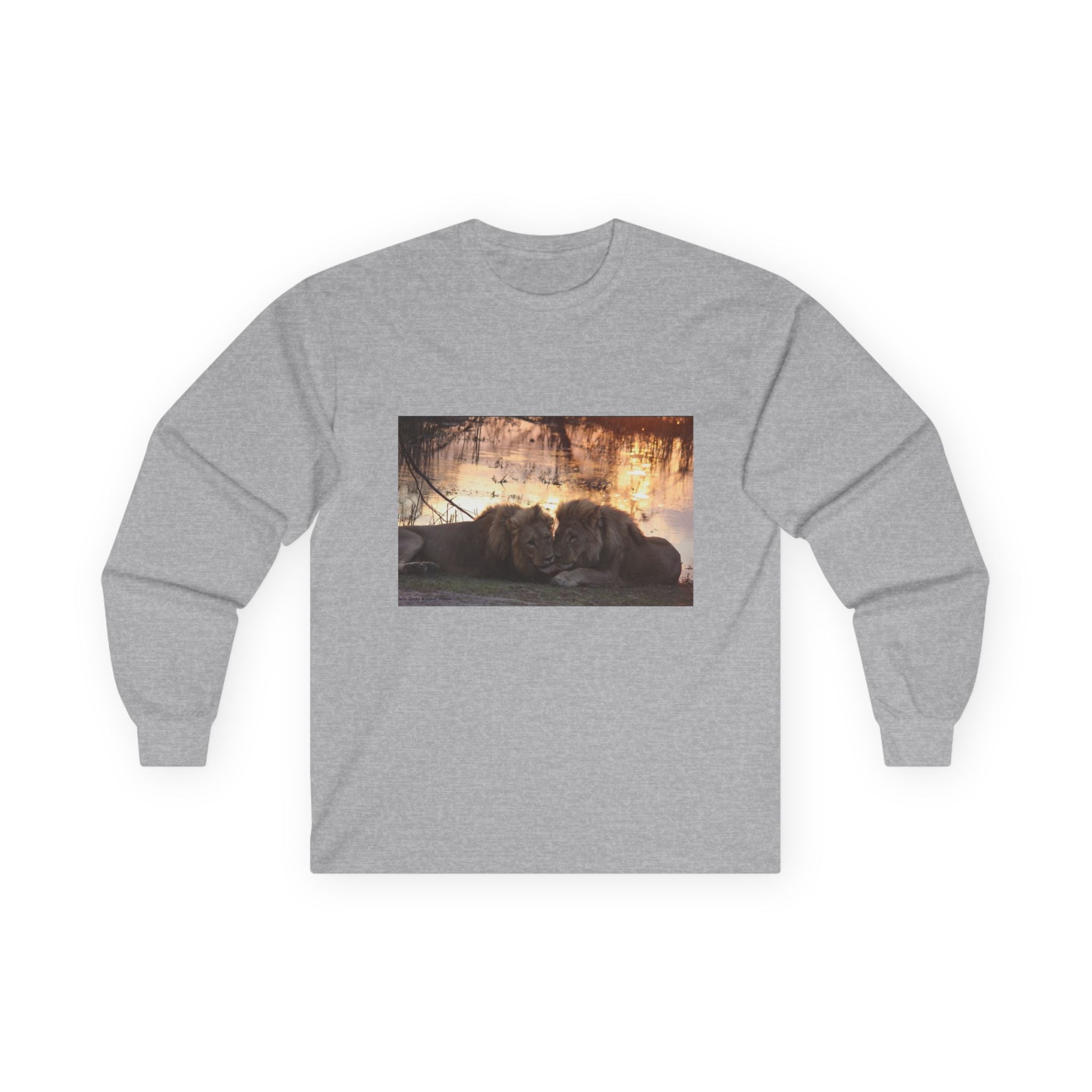 Long Sleeve T-Shirt, Cozy Animal Print Shirt for Nature Lovers, Wildlife Safari Adventures