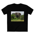Men's T-Shirt, Stunning Elephant Tee, Animal Print T-Shirt