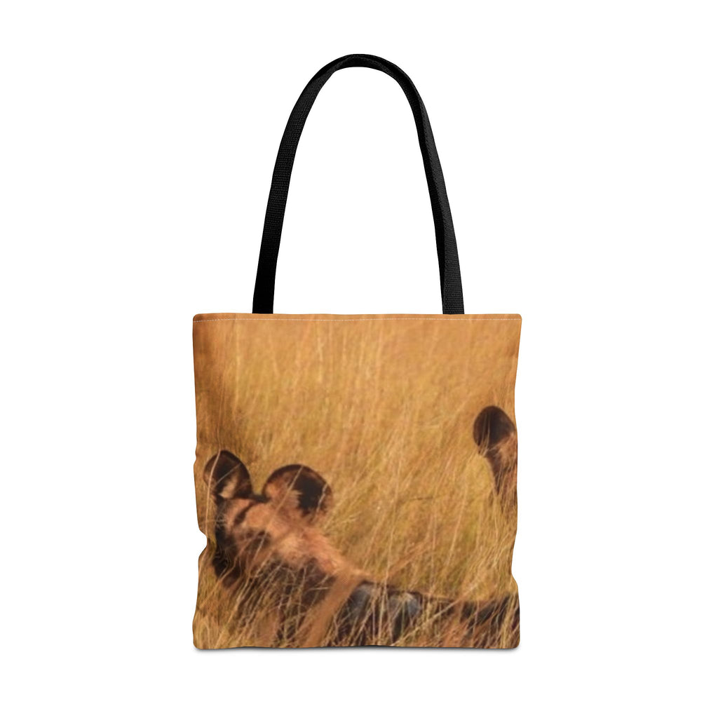 Tote Bag, Captivating Wild Dog Print Bag, Great Gift for Nature Lovers
