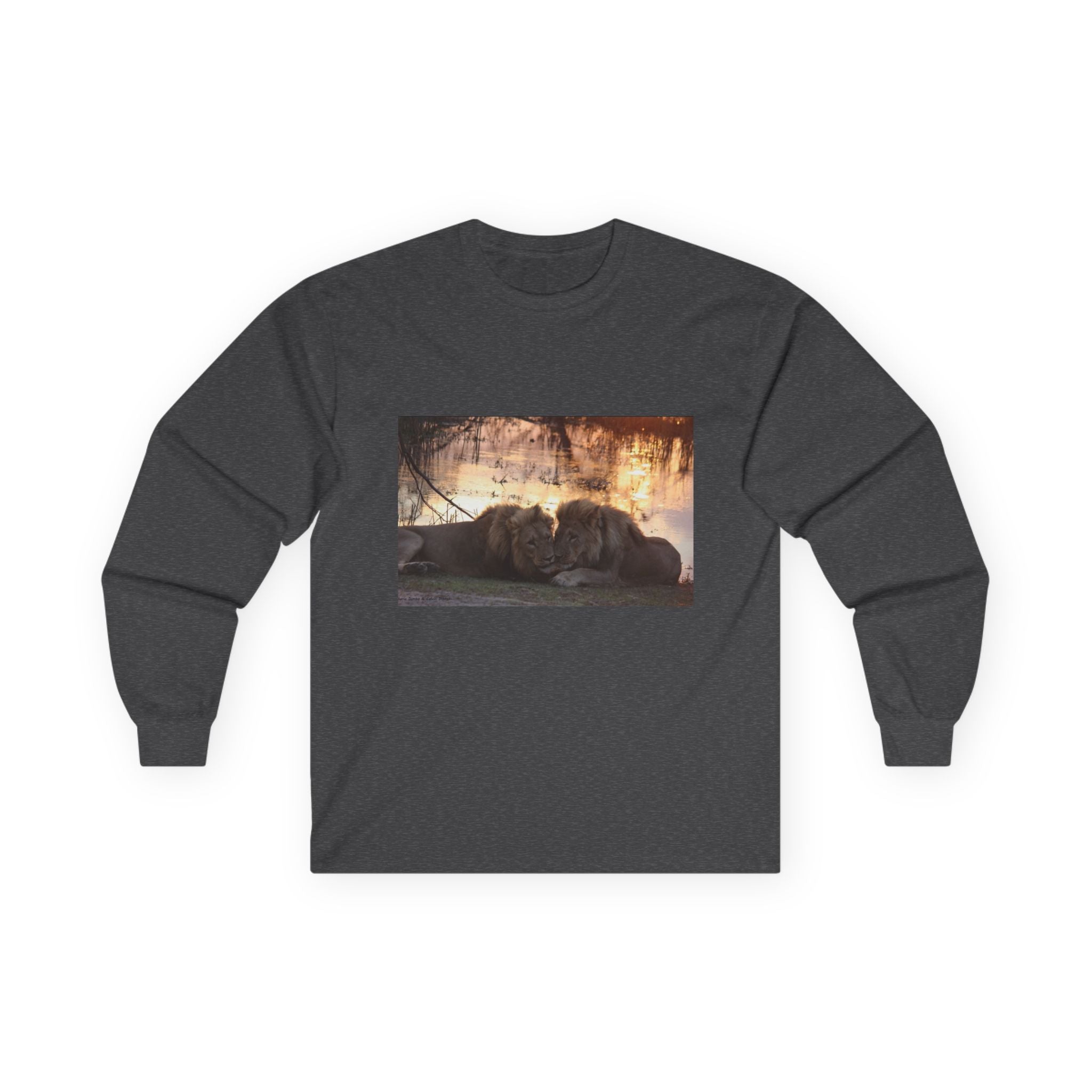 Long Sleeve T-Shirt, Cozy Animal Print Shirt for Nature Lovers, Wildlife Safari Adventures
