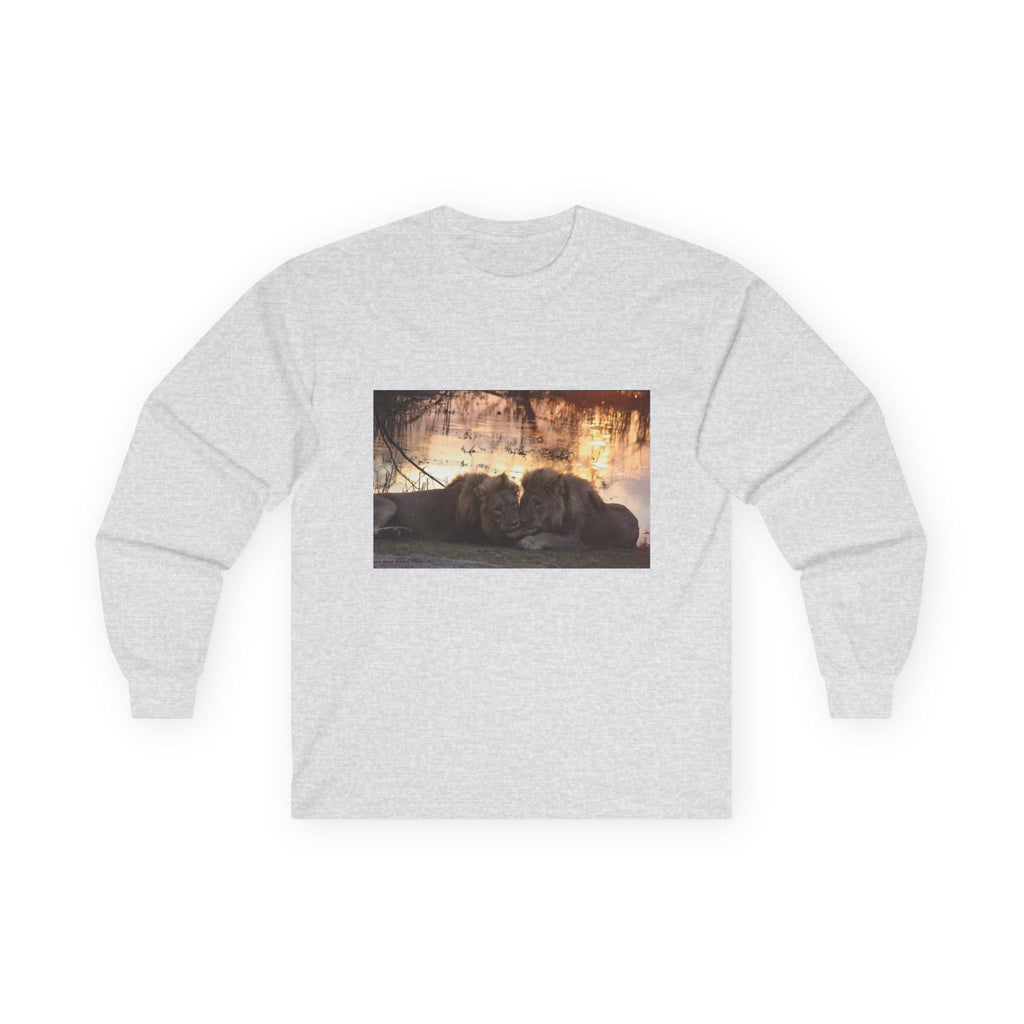 Long Sleeve T-Shirt, Cozy Animal Print Shirt for Nature Lovers, Wildlife Safari Adventures