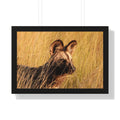 Framed Print, Wild Dog Nature Wall Art, Animal Lover Gift