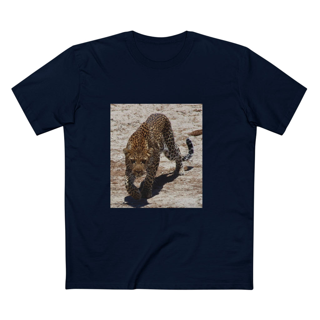 Men's T-Shirt, Wild Leopard Graphic Tee, Gift for Wildlife Enthusiasts