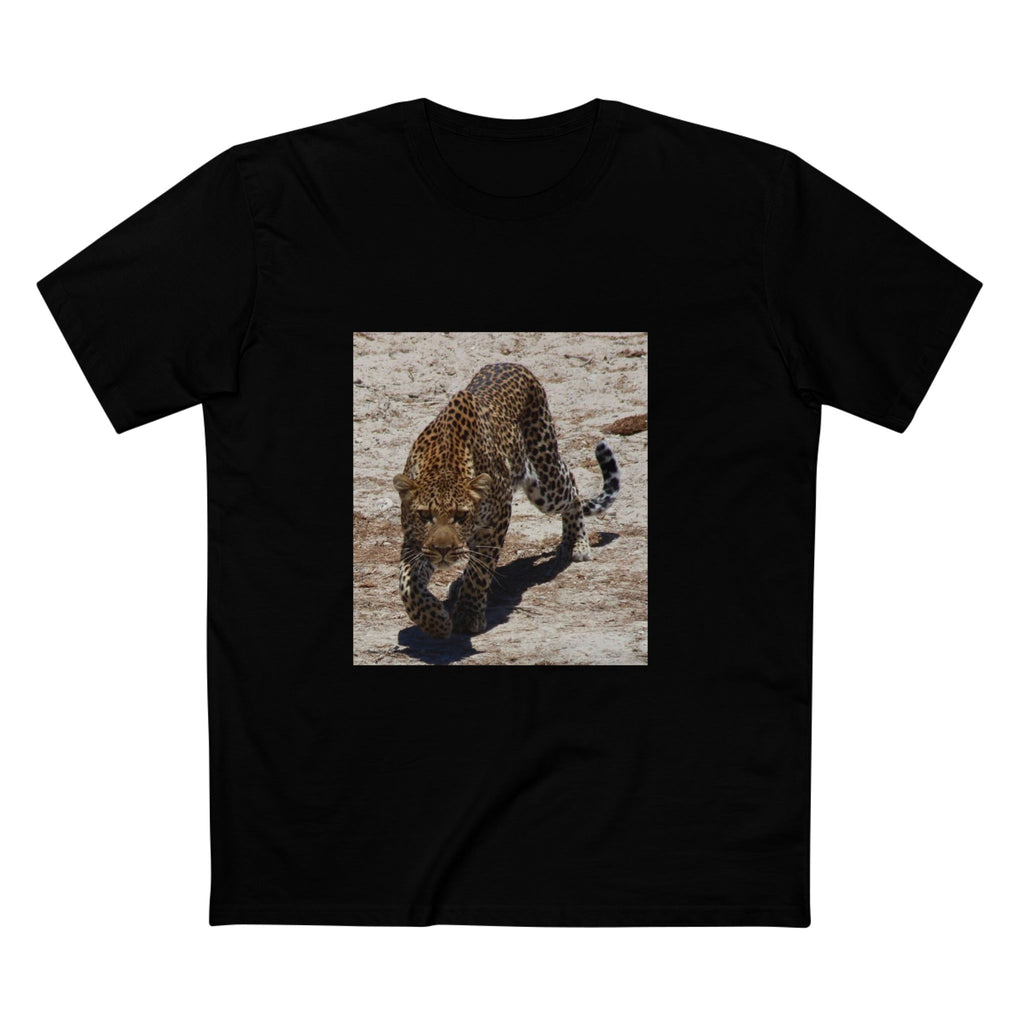 Men's T-Shirt, Wild Leopard Graphic Tee, Gift for Wildlife Enthusiasts